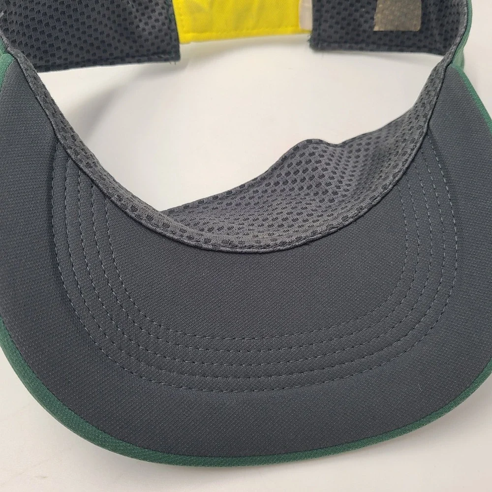 Oregon Ducks Visor Hat Adjustable Nike Green Yellow NCAA Logo Dri-Fit‎ Golf Men